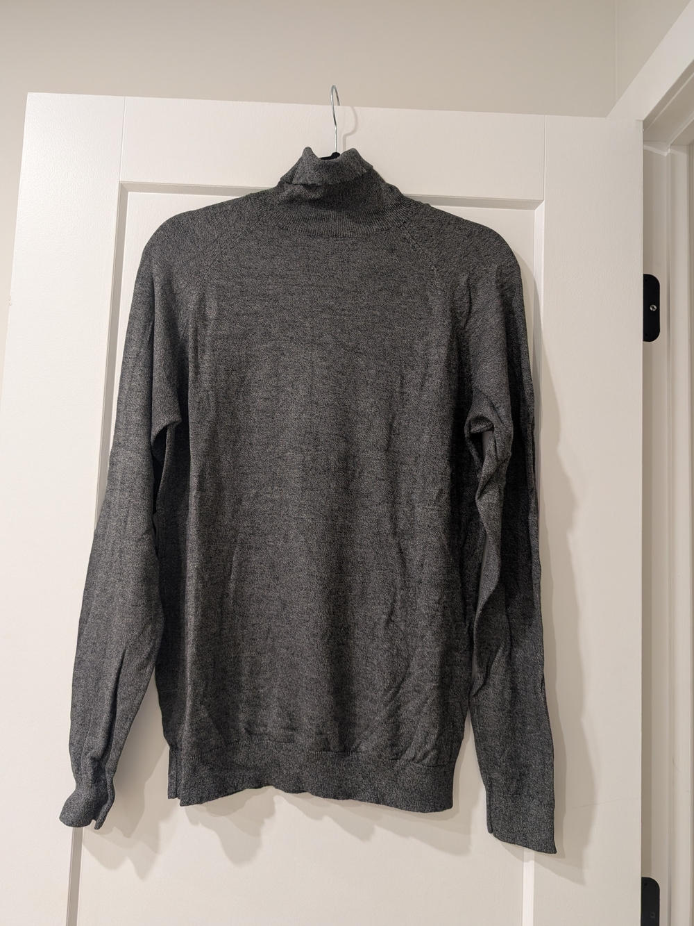 Zara Men's Charcoal Turtleneck Sweater